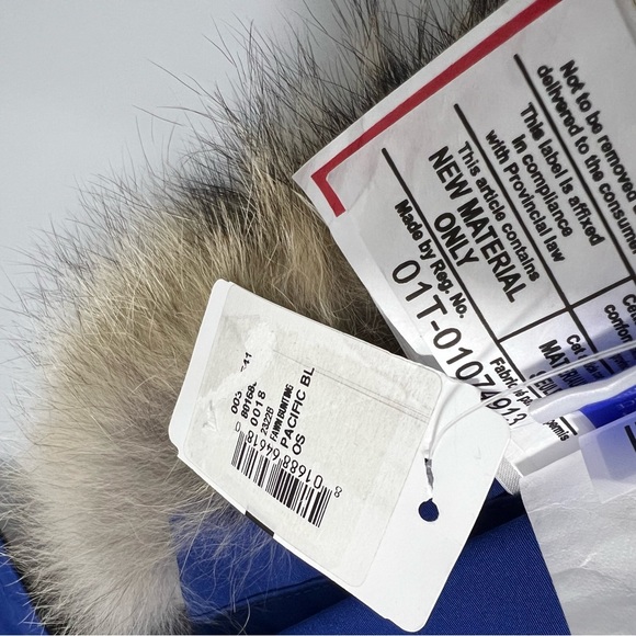 Canada Goose Baby's Coyote Fur-Trim Fawn Hood Blue - Picture 6 of 6